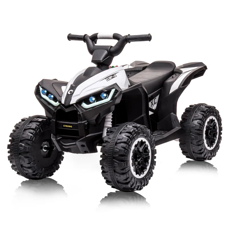 Hetoy 12V Battery Powered Electric Four-Wheeler With Music