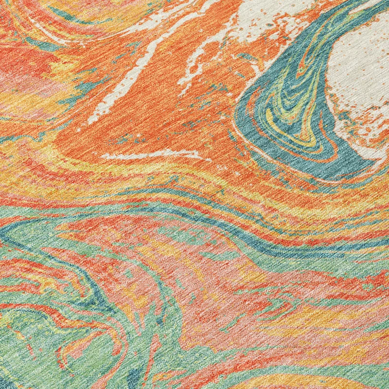 Machine Washable Indoor/Outdoor Chayden ACN1061 1'8" x 2'6" Rug