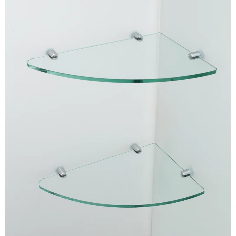 Aston SEN967EZ-CH-522238-10 Bromley Semi-frameless Rectangle Hinged Shower Enclosure