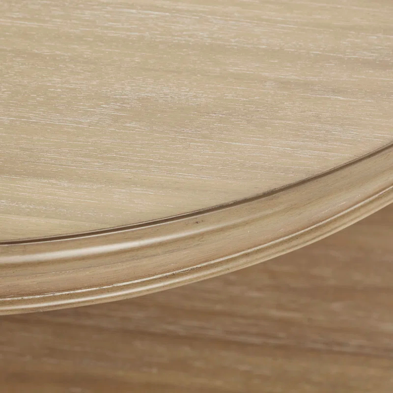 Martha Stewart Belden Round Coffee Table on Hidden Casters