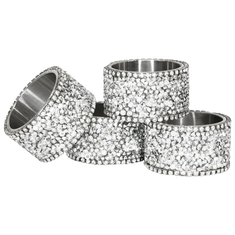 Sparkles Home Luminous Napkin Ring Set & Reviews | Wayfair