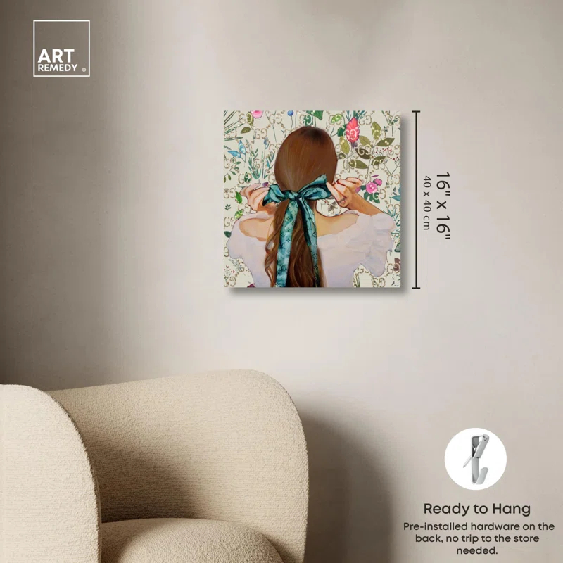 Art Remedy Dreaming of Beautiful Italy Canvas Floral Glam Art by Art Remedy