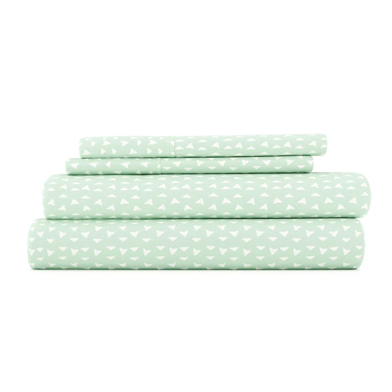 Becky Cameron Home Urban Arrows Pattern Microfiber Sheet Set