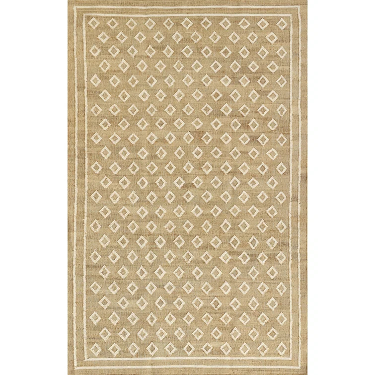 Erin Gates by Momeni Orchard Tiny Diamond Natural Hand Woven Wool and Jute Area Rug