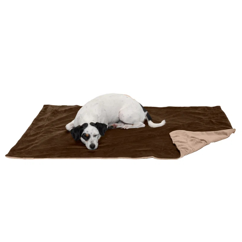 FurHaven Waterproof Faux Velvet Throw Blanket