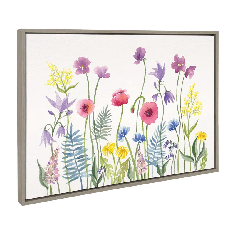 Red Barrel Studio® " Wildflorals " by Patricia Shaw Painting Print