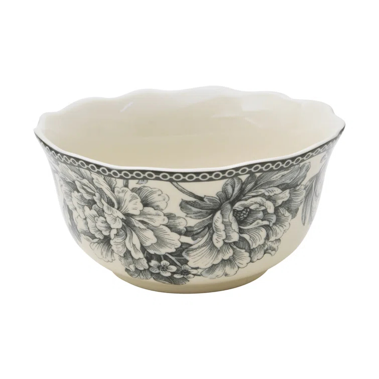 222 Fifth 222 Fifth Adelaide 16-Piece Porcelain Floral Dinnerware Set - Service For 4