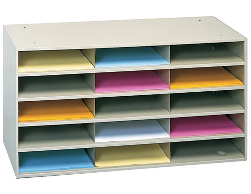 Symple Stuff Symple Stuff Metal 15 Compartment Mailroom Table Accessory