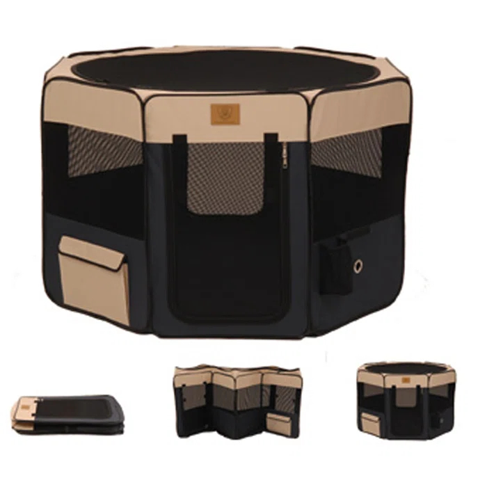Precision Pet Products 8 Panel Fabric Exercise Pen With Door