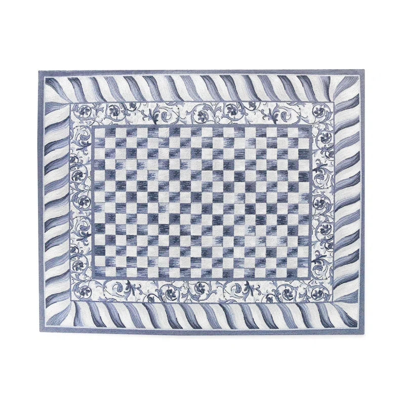 MacKenzie-Childs Sterling Check® Rug