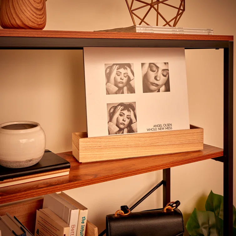 iDesign Renewable Wood Collection in Paulownia Wood Drawer Organizer Bin, 3.3" x 15" x 2.5"