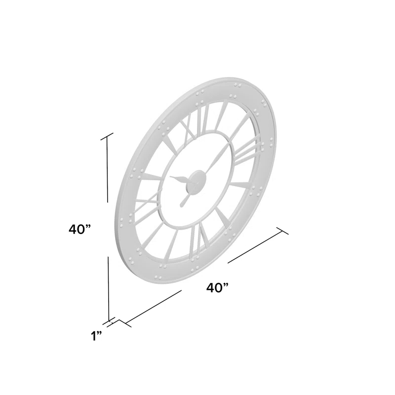 Ronan Metal Wall Clock