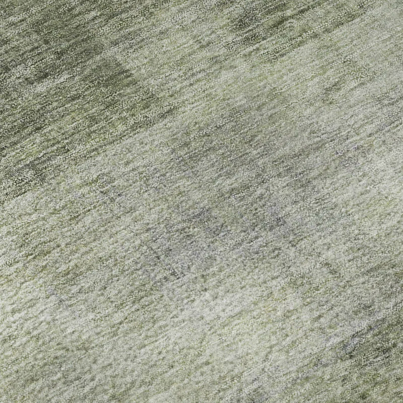 Premium Machine Washable Cerrito AMF568 Olive Rug