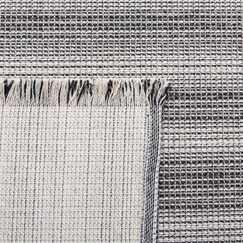 Gracie Oaks Leiner Performance Striped Rug