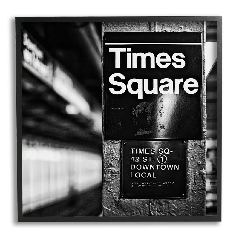 Stupell Industries " Time Square Subway New York City Urban " by Susan Bryant