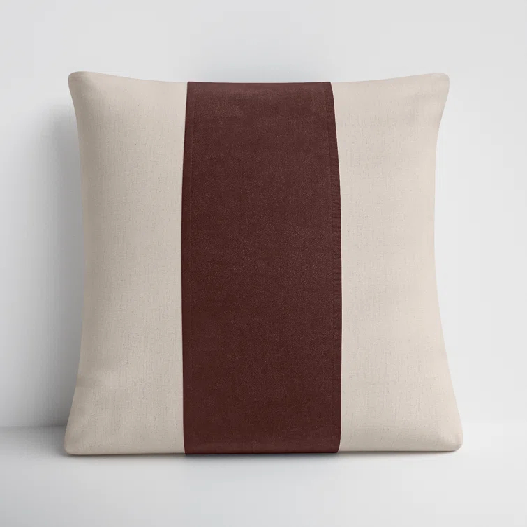 Kat Striped Cotton Throw Pillow