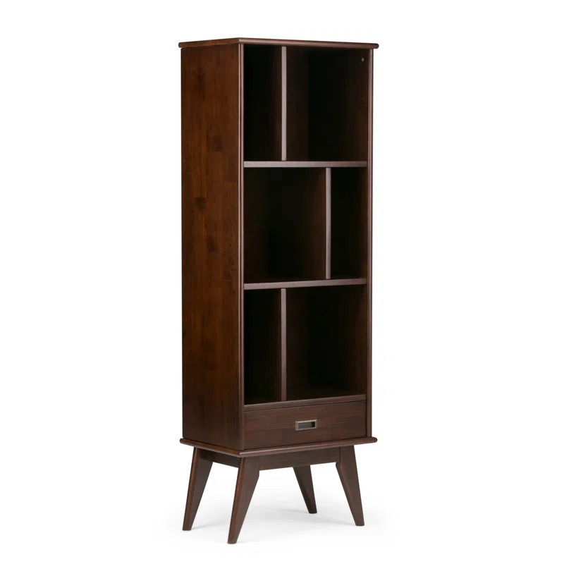 Simpli Home Draper Storage Bookcase