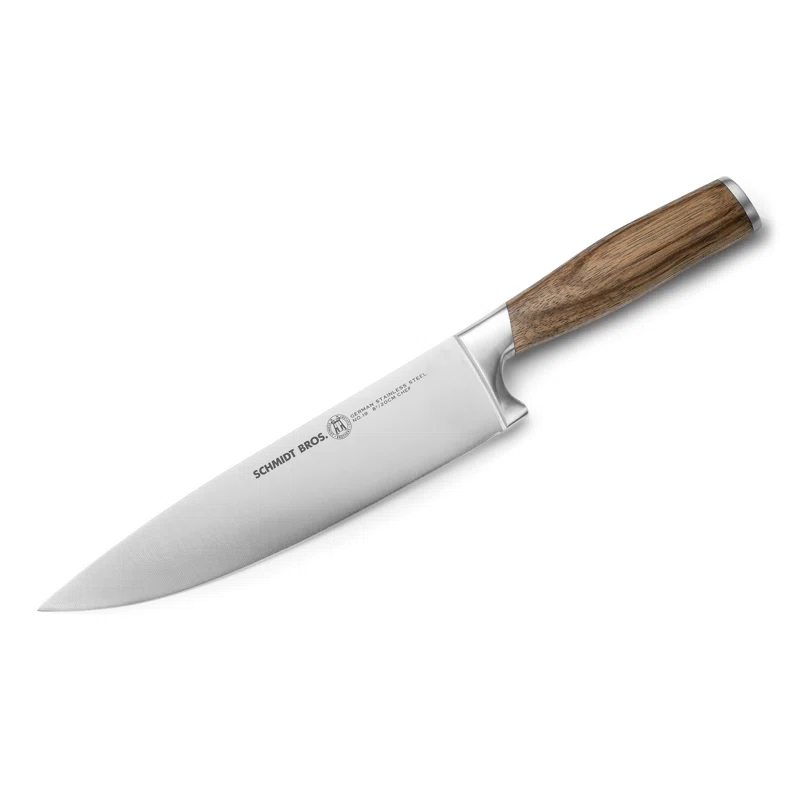 Schmidt Brothers Cutlery Zebra Wood 7-Piece Knife Block Set