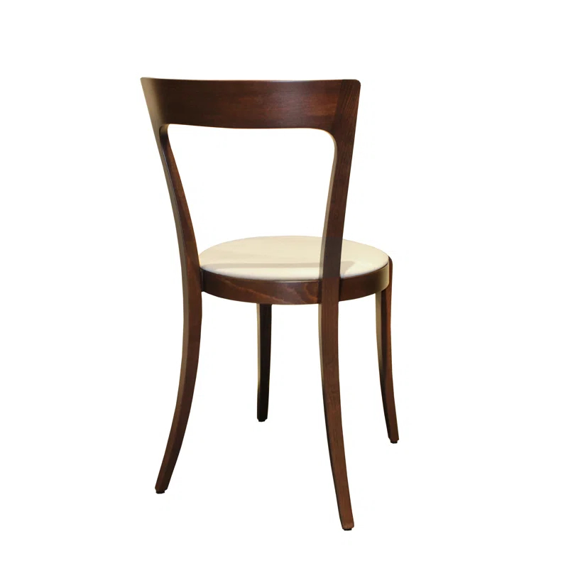 Maitland-Smith 20.5'' H Fabric Upholstered Walnut Stacking Side Chair