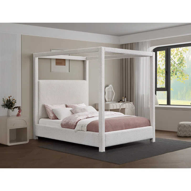 Birch Lane™ Stan Upholstered Canopy Bed