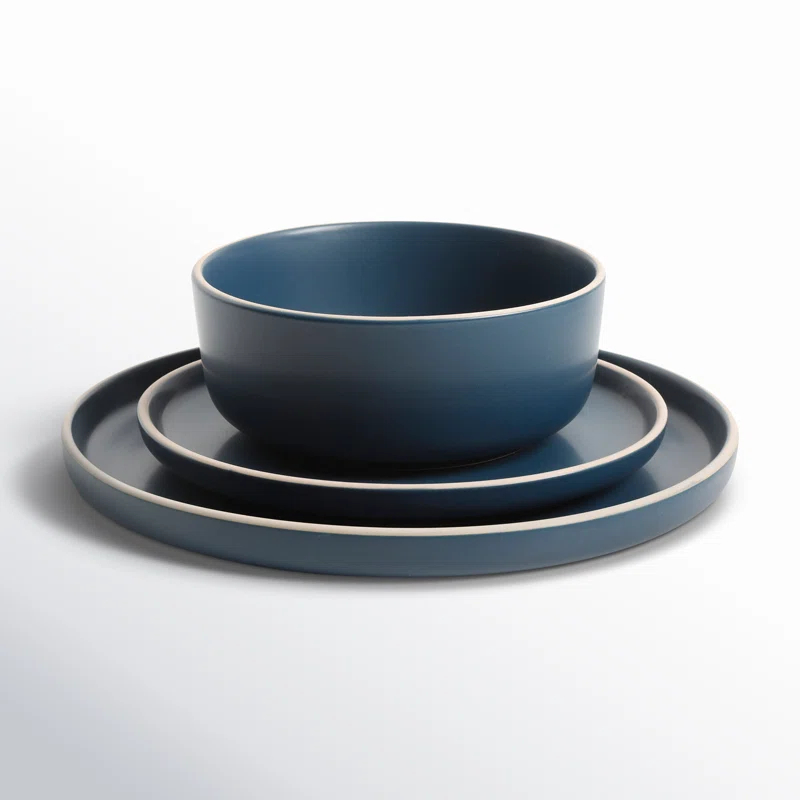 Gibson Gibson Soho Lounge Matte 18 Piece Dinnerware Set, Service for 6