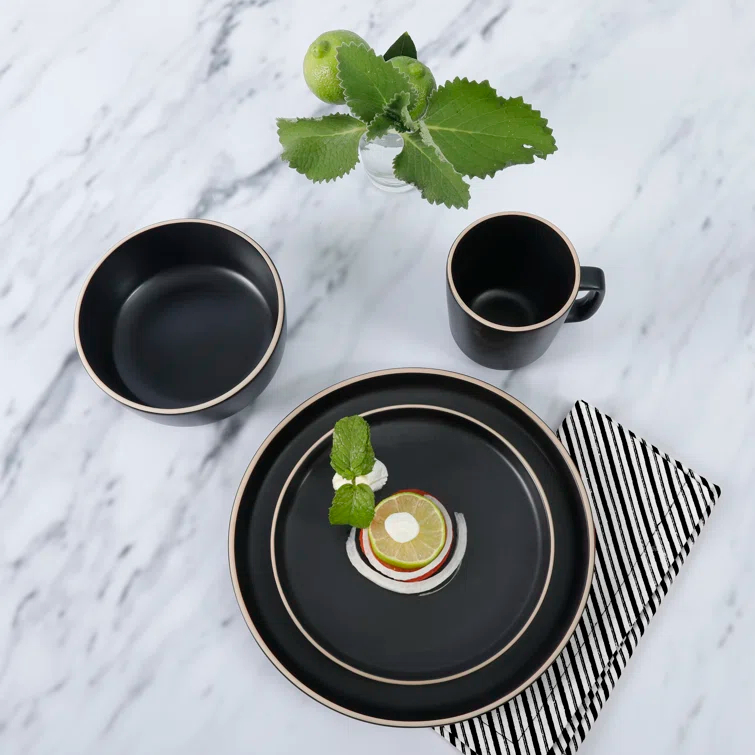 Zuma 16 Piece Dinnerware Set, Service for 4