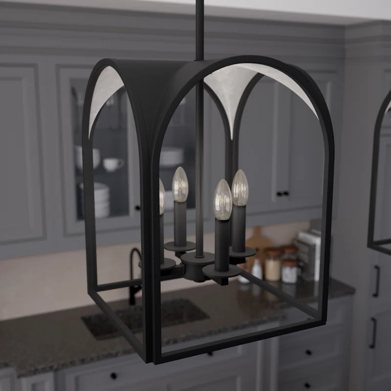 Dukestown 4 - Light Lantern Geometric Chandelier