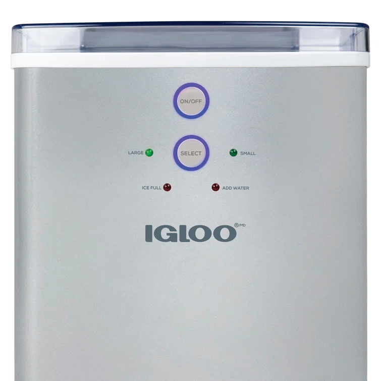 Igloo Igloo Premium Countertop Ice Maker Machine, 33 lbs. in 24 hrs. with Ice Scoop and Basket