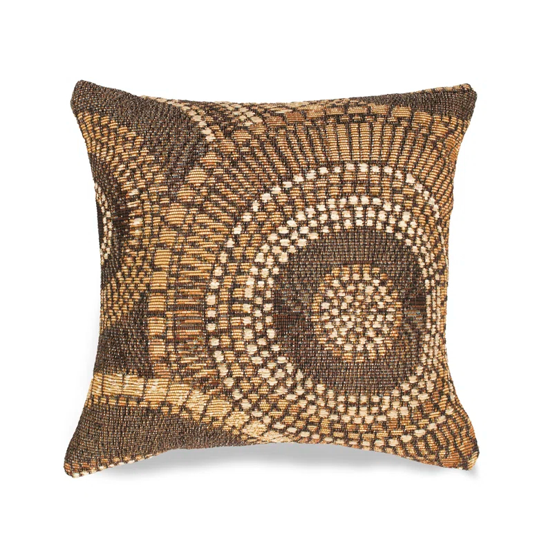 Liora Manne Marina Circles Indoor/Outdoor Pillow 18" X 18"