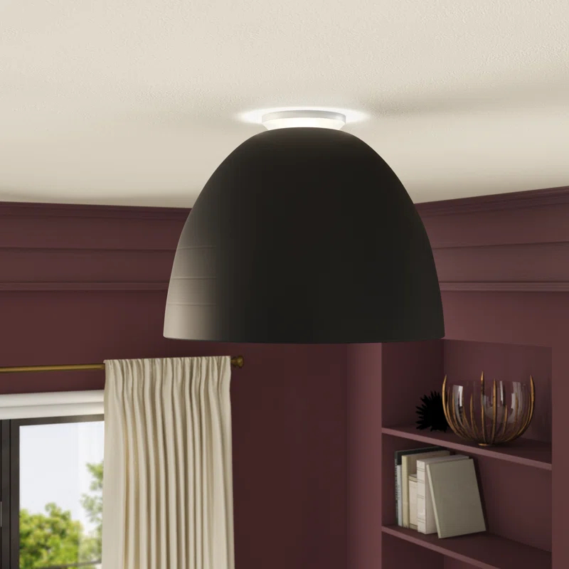 Gloss Grey Aluminum Indoor/Outdoor LED Bowl Light