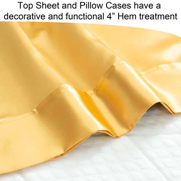 Bed Tite Smooth Satin BedTite Tight Grip Sheet Set