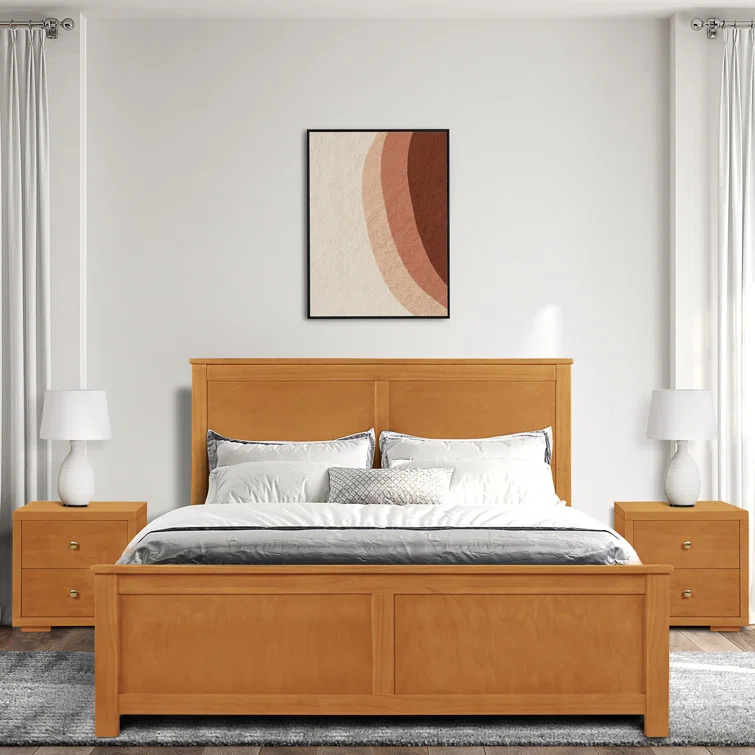 Camden Isle Furniture Winston Platform Bed with Paneled Headboard and Footboard & Reviews | Wayfair