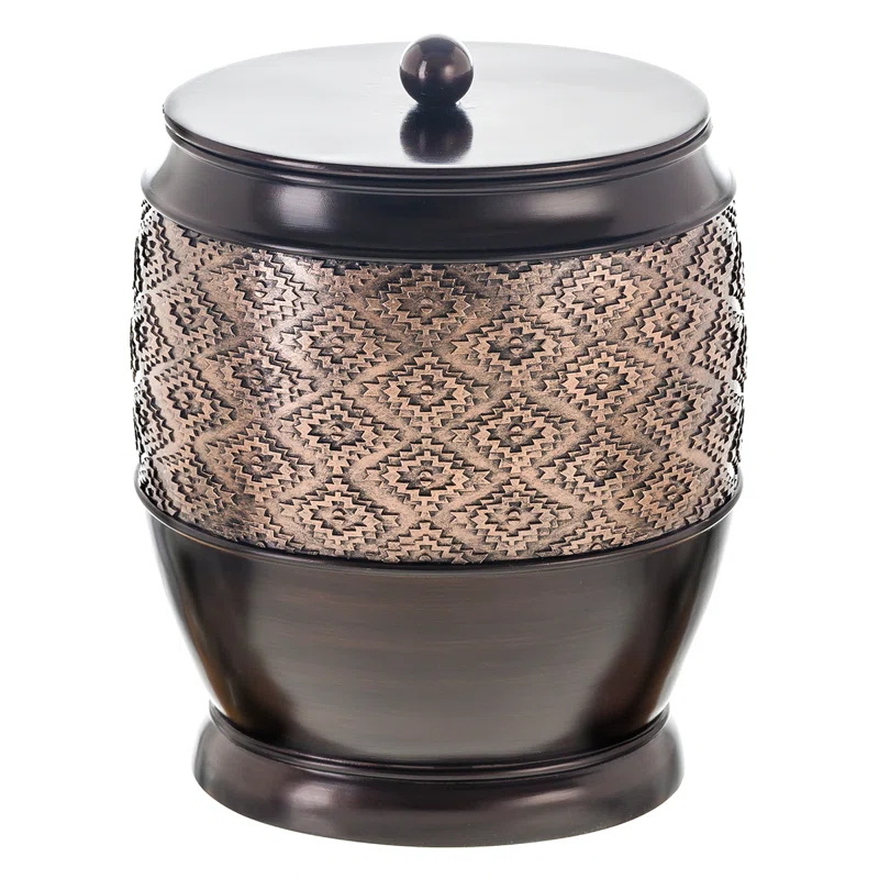 Creative Scents Dublin Resin Manual Lift Waste Basket