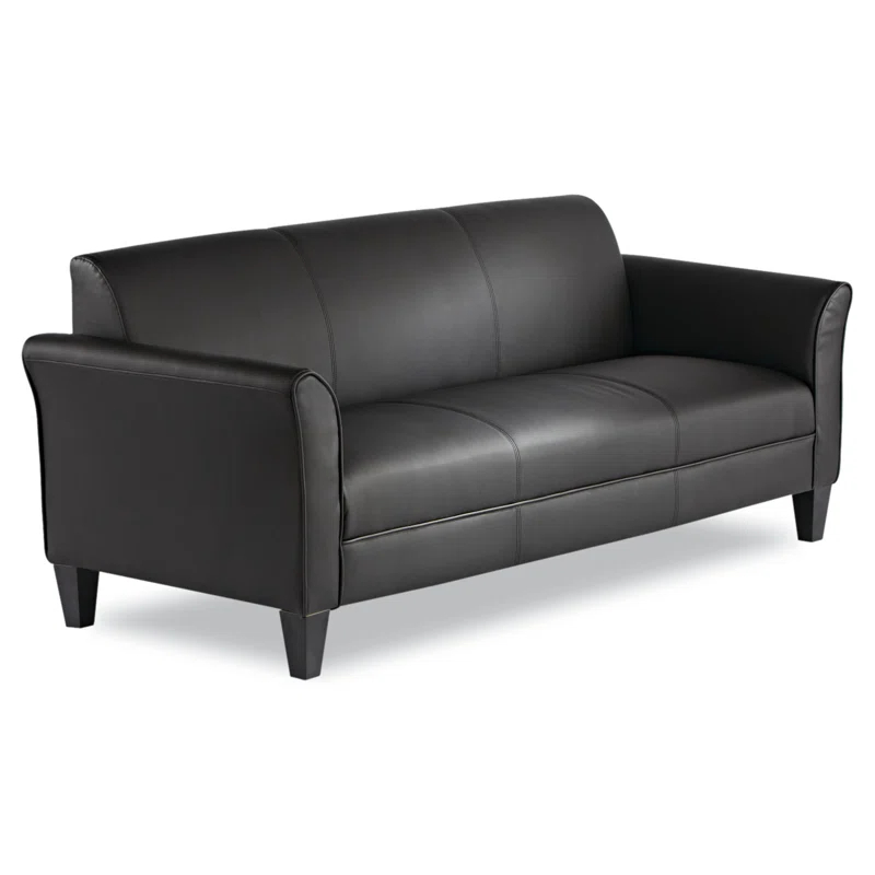 Alera® Leather 77'' Reception Sofa