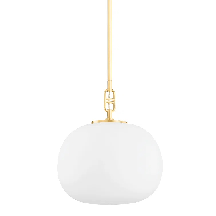 Phuong Pendant Light - Aged Brass / 16" Dia