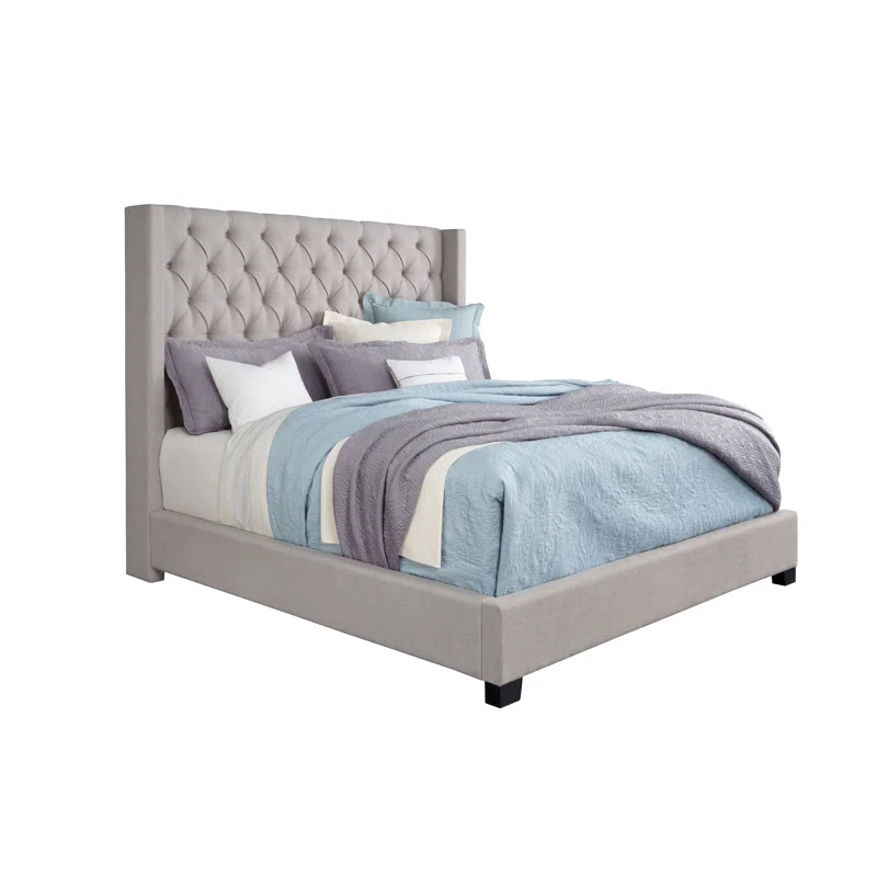 Greyleigh™ Abeyta Upholstered Wingback Bed