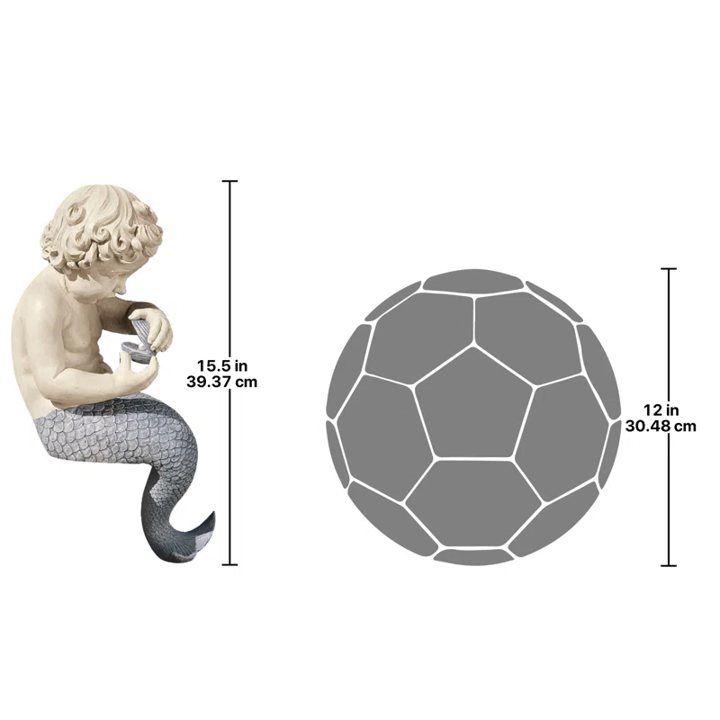 Design Toscano The Ocean's Little Treasures Mermaid Statue