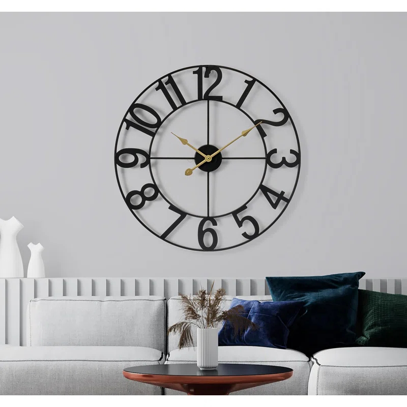 Sorbus Large 16" Numeral Analog Decorative Wall Clock
