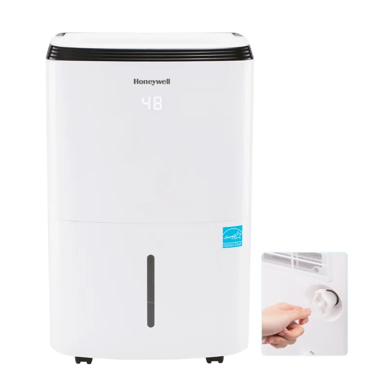 Honeywell Honeywell 50 Pints Per Day Dehumidifier With Built-in Pump for Rooms Up to 4000 Sq Ft