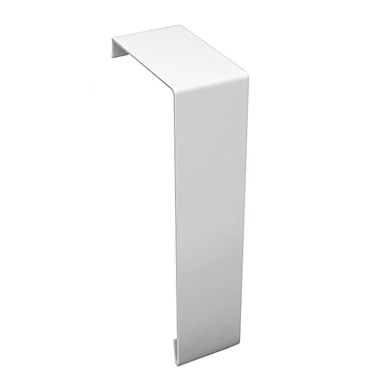 Baseboarders Baseboarders Basic Steel Easy Slip-On Baseboard Heater Cover Coupler - White
