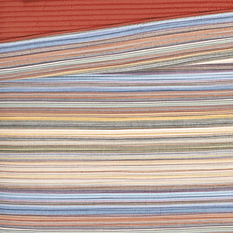 Oceanfront Resort Naples Yarn Dye Stripe Quilt Set