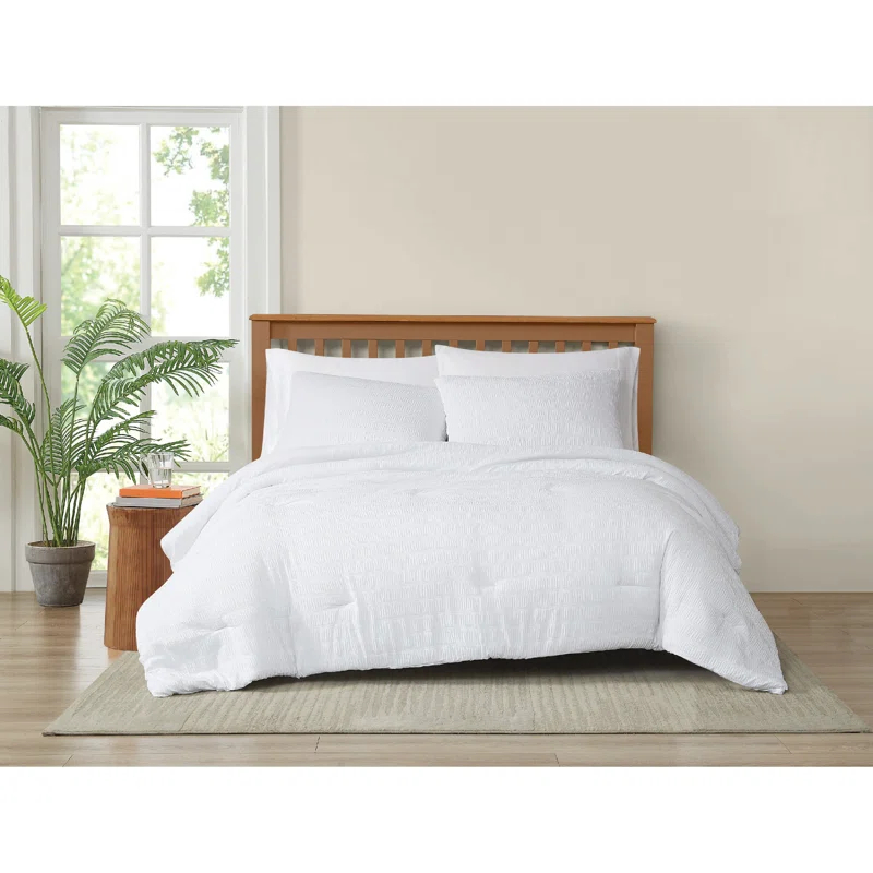 Truly Soft Truly Soft Crinkle Garment Wash Comforter Set
