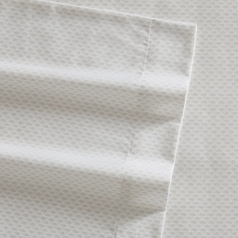 Vera Wang Vera Wang Printed T800 CVC Cotton Sateen Sheet Set