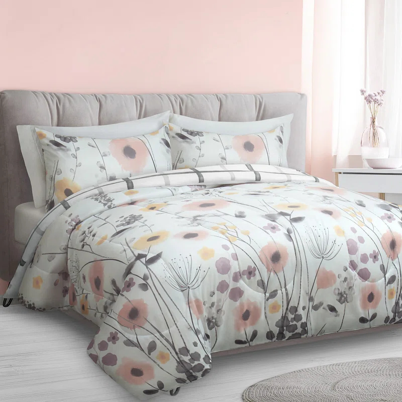 Safdie & Co. Inc. Floral Comforter Set