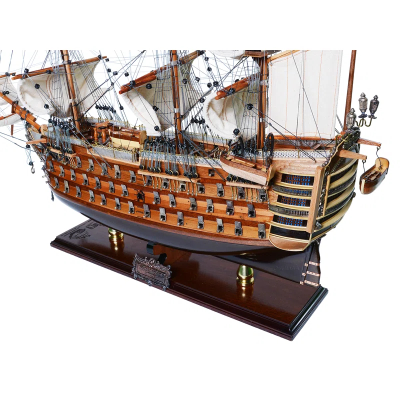 Old Modern Handicrafts HMS Victory Limited Edition Downwind Full Sails Only 100 Units Produced Admiral Line