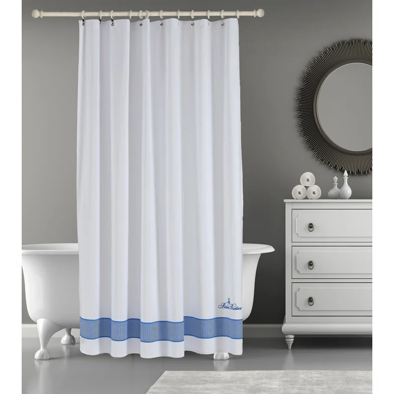 Brooks Brothers Cotton Shower Curtain