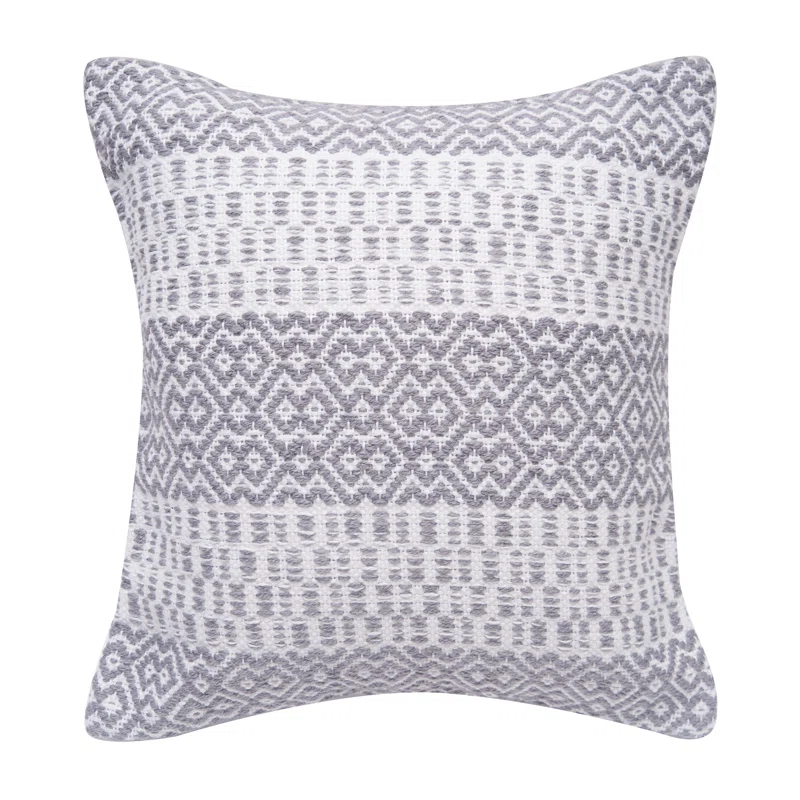 C&F Home Pim Diamond Stripe Aqua Pillow