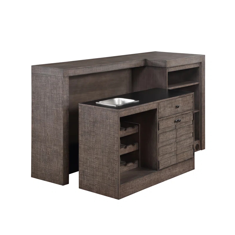 ECI Furniture Solid Wood Home Bar