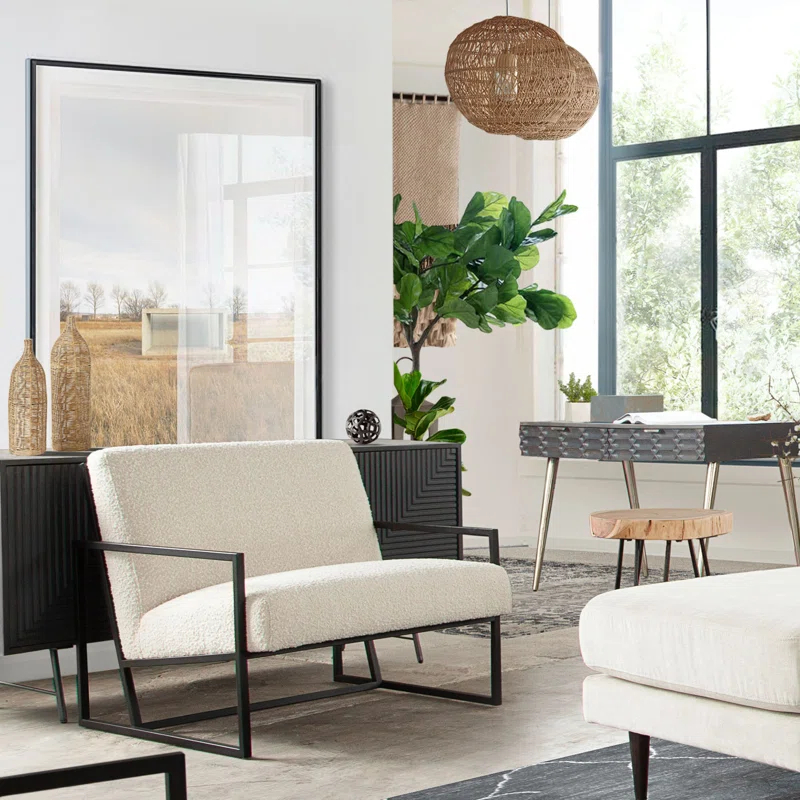 Diamond Sofa Luxe Upholstered Accent Chair