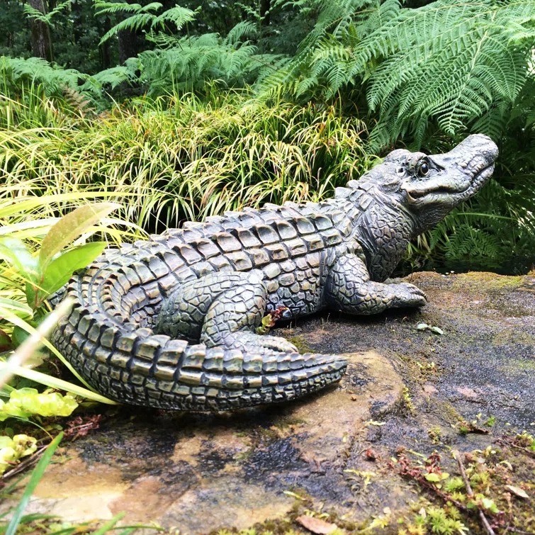 HomeStyles Life's A Beach Alligator Garden Statue